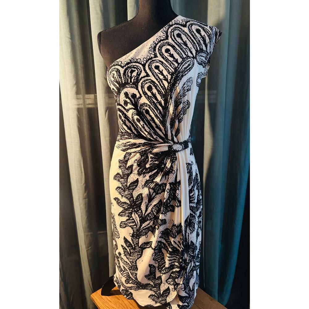 🌟DONNA MORGAN One Shoulder Cocktail Dress - Picture 2 of 6